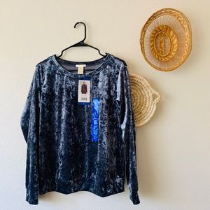 NWT Velvet Blue Sweater